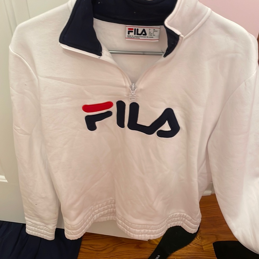fila quarter zip!